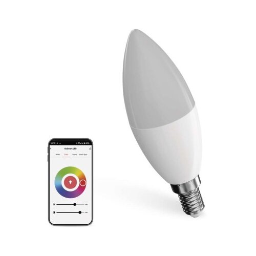  LED žarnica GoSmart Candle / E14 / 4,8 W (40 W) / 470 lm / RGB / zatemnilna / Zigbee Cene