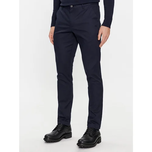 Calvin Klein Jeans Chino hlače J30J317669 Mornarsko modra Slim Fit