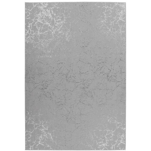 Kayoom RAVNO TKANA PREPROGA Bijou 225 Taupe / Silber 80/150 cm srebrne barve, rjavosiva Cene