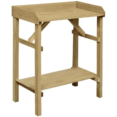  Vrtni stolić za sadnju od impregnirane borovine 75 x 40 x 90 cm Cijene