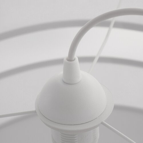  Luster na sajli CORAL 1xE27/60W/230V bela Slike