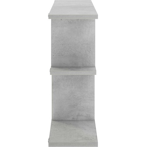 Zidna polica Betonska siva 100 x 17 x 45.5 cm prerađeno drvo Slike
