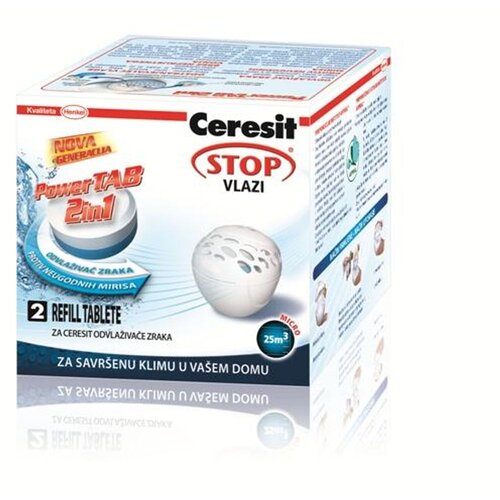  Tablete za odstranjevalec vlage Cresit STOP vlagi MICRO 2 v 1 POWER TAB (2 x 300 g) Cene