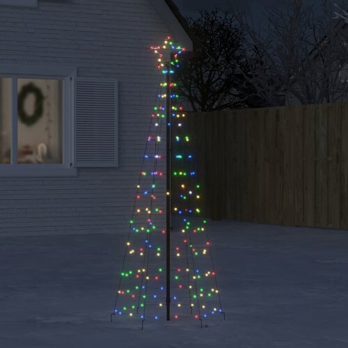 vidaXL Svjetlo za božićno drvce sa šiljcima 220 LED šarene 180 cm Cijene