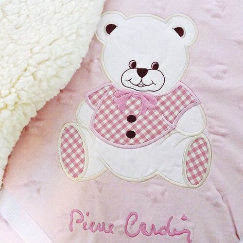 Deka Pierre Cardin Teddy, roza, 80x110 cm Cene