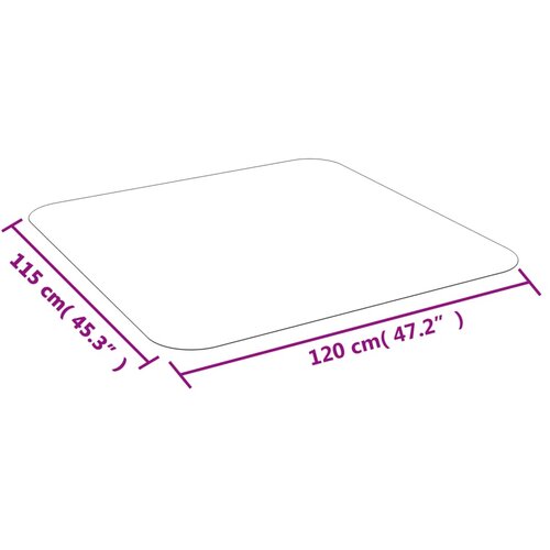  Podna prostirka za laminat ili tepih 120x115 cm PVC Slike