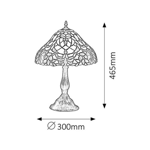 Rabalux mirella stona lampa E27 60W klasična rasveta QV3R6N4 Slike