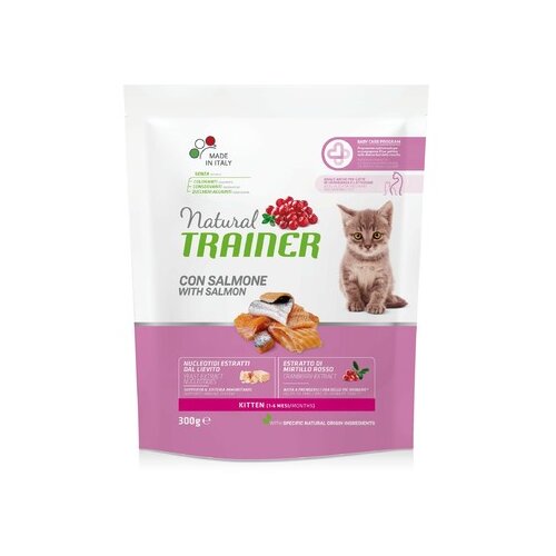 Natural trainer probiotska mešavina za male mačiće, Losos, 300g Slike