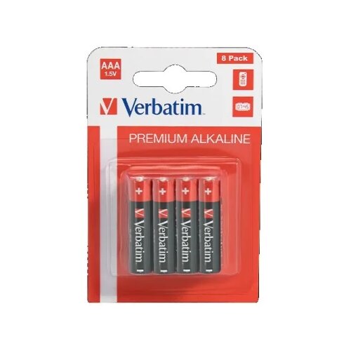  Alkane baterije AAA Verbatim, 8 1, 1.5V Cene