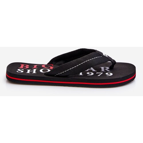 Big Star Men&amp;#039;s black flip-flops BIG STAR LL174614 Slike