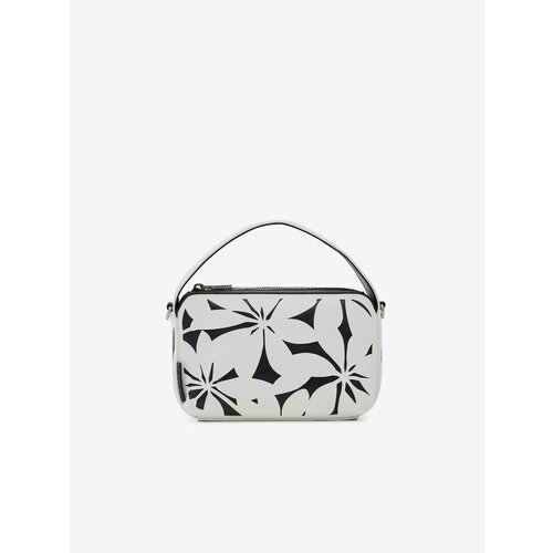 Desigual Black and white women's floral handbag Onyx Narbonne Mini - Women Cene