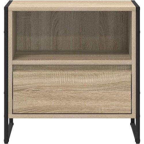  Noćni ormarić 2 pcs Sonoma 50 x 39,5 x 50 cm Konstruirano drvo Slike