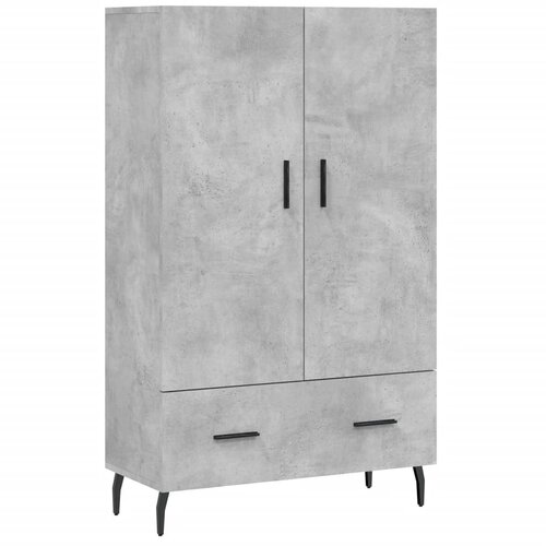 Maison Chic Visoka omara - Komoda - Predalnik betonsko siva 69,5x31x115 cm inženirski les, (21722551) Cene