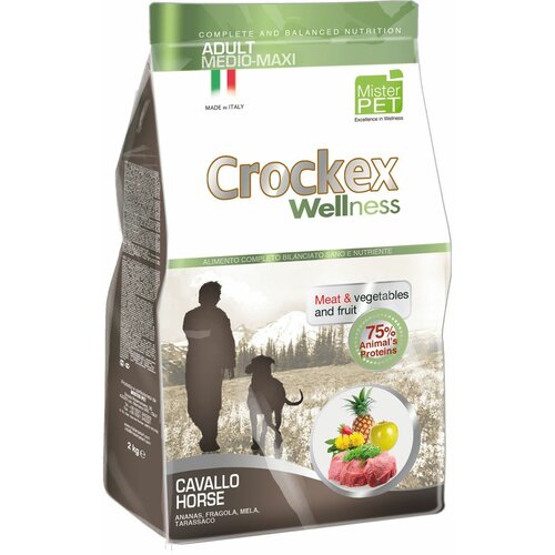 MisterPet crockex adult medium&maxi - horse 12kg Cene