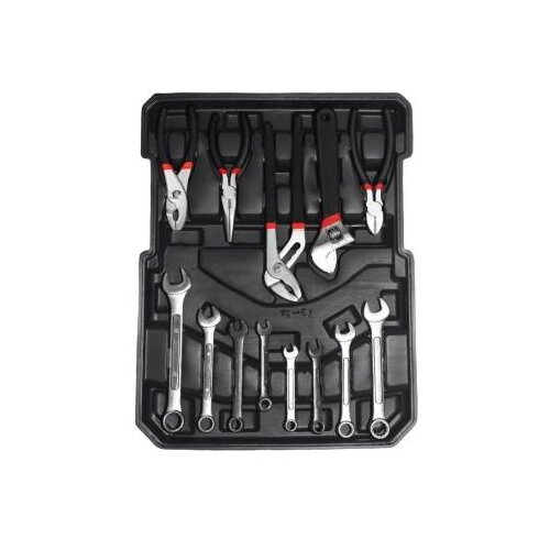 Modern Home Komplet Orodja v Aluminijasti &amp;Scaron;katli s Kolesi &amp;ndash; 189 Delov Slike