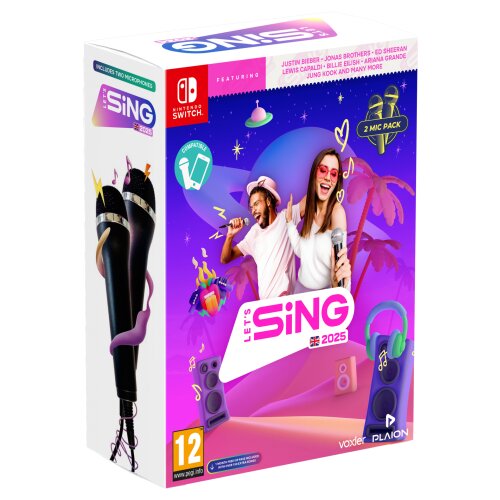 Plaion Let's Sing 2025 - Double Mic Bundle (Nintendo Switch) Cene