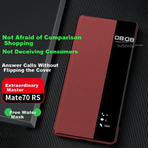  ZhengJian Maska za mobilni telefon Huawei Mate 70 RS Porsche Design, Crvena Cene
