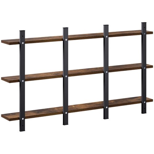  Zidna polica Dimljeni hrast 102 x 13.5 x 58 cm Slike