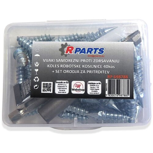  Set Samoreznih Vijaka Protiv Klizanja Robota (40 komada) Slike