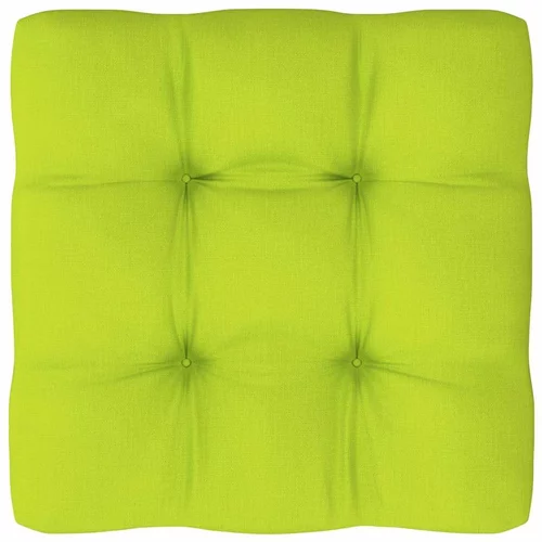 Jastuk za palete jarkozeleni 60 x 60 x 12 cm od tkanine