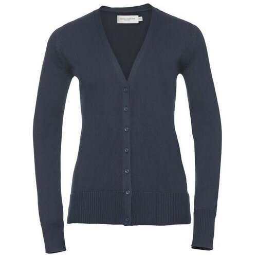RUSSELL Navy blue women's pointed cardigan Cene