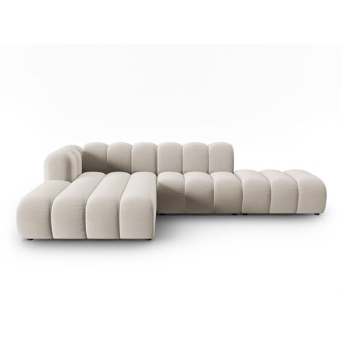 Micadoni Home Bež kotna sedežna garnitura (levi kot) Lupine &amp;ndash; Slike