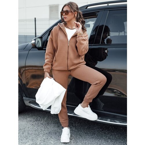 DStreet Komplet dresowy damski AMILIA PREMIUM mokka Slike