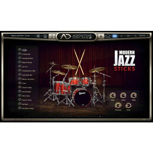 Xln Audio AD2: modern jazz sticks (digitalni izdelek)