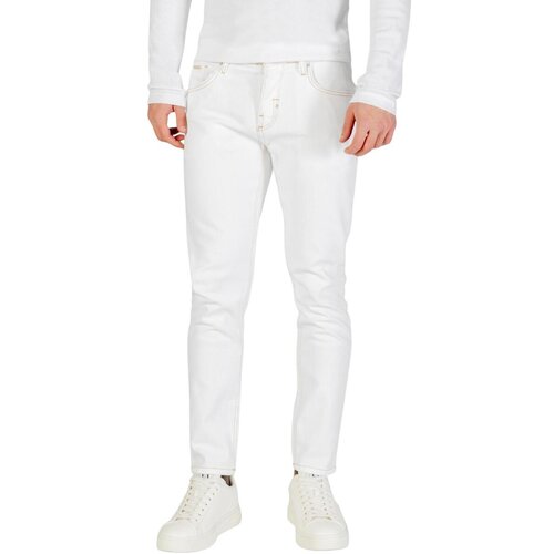Antony Morato Kavbojke slim ARGON SLIM ANKLE LENGHT FIT MMDT00264-FA750641 W02231 Bela Cene