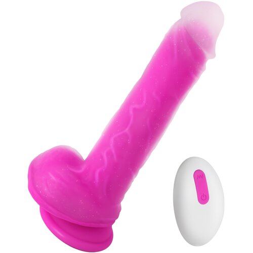 Tracy&amp;amp;#039;s Dog jelivoy-mid - realistični vibrator - 20cm (ružičasta) Slike