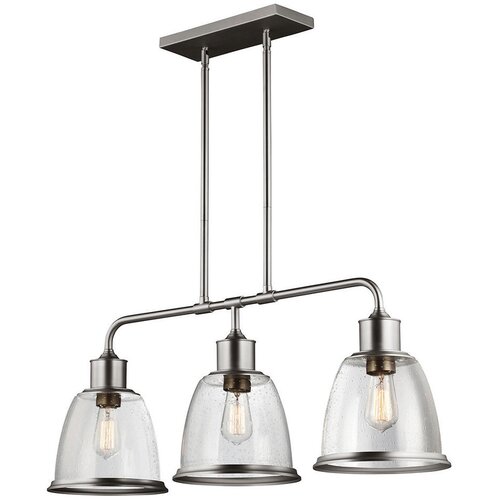 XXXL Feiss FE-HOBSON-3P-SN - Luster na &scaron;ipci HOBSON 3xE27/60W/230V Cene