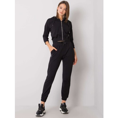 Fashion Hunters Black cotton set Slike