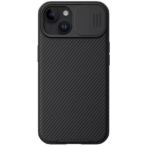 Nillkin Maska za telefon Cam Shield Pro za iPhone 15 Plus (6.7) crna Slike