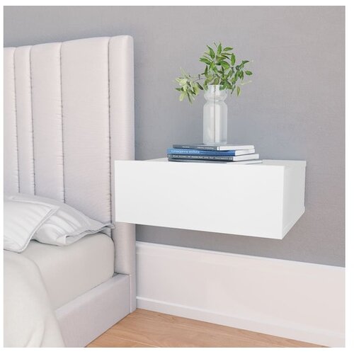  viseći noćni ormarići 2 kom bijeli 40 x 30 x 15 cm od iverice Cijene