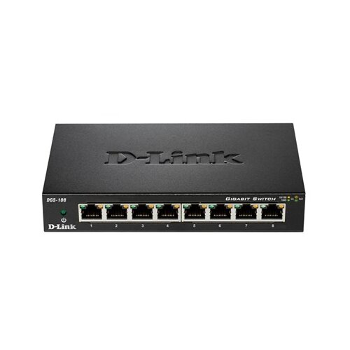 D-link DGS-108 Black Slike