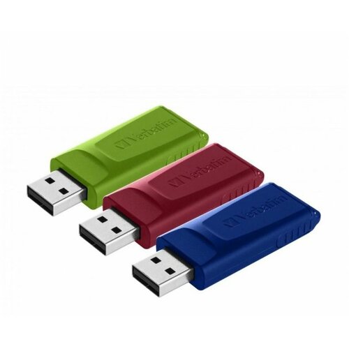 Verbatim Slider USB Flash memorije, 3 komada, 16GB Cene