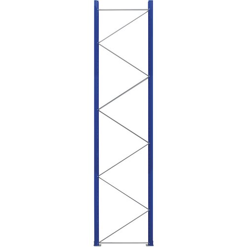 eurokraft pro Podporni okvir za paletne regale, sestavljen, višina 4620 mm, globina 1100 mm Cene