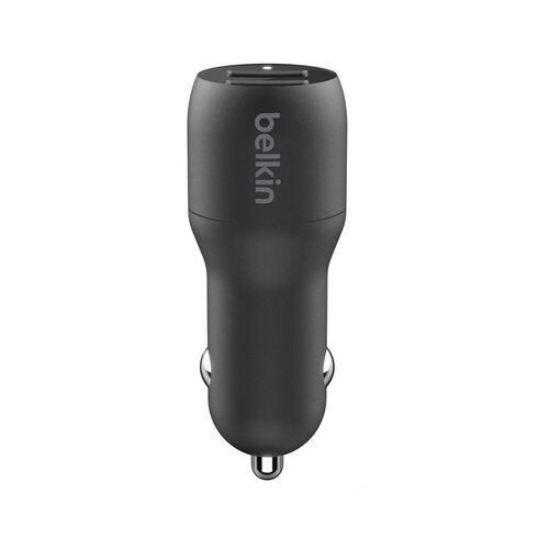 Belkin Boost Charge Dual USB-A Car Charger 24W (CCD001bt1MBK) Slike