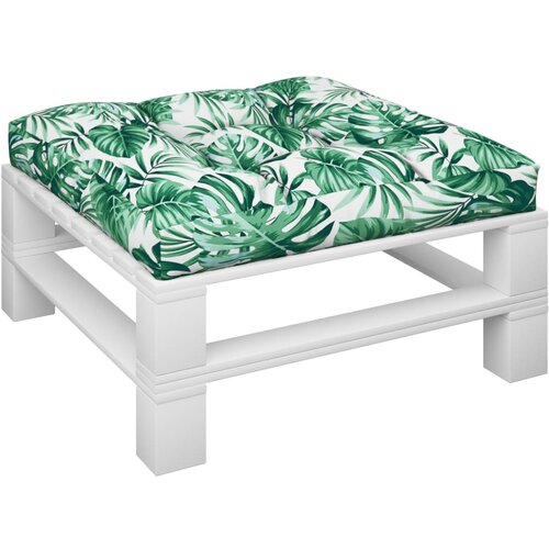 VidaXL Jastuk za sofu od paleta s uzorkom li&amp;scaron;ća 70 x 70 x 12 cm Slike
