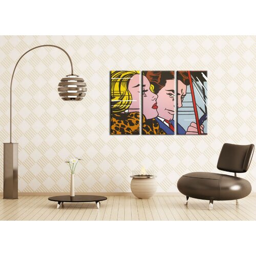  Ručno slikane slike na platnu pop art lichtenstein Slike