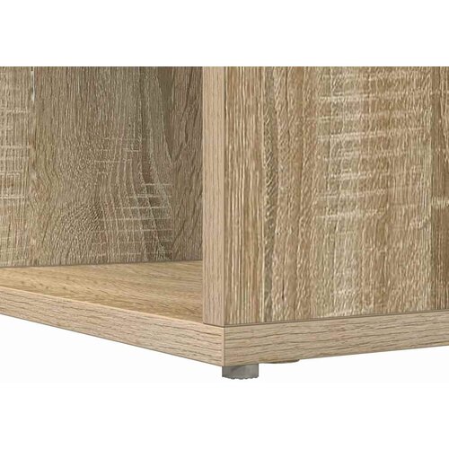  Kutni stol s policom Sonoma hrast 101,5 x 149,5 x 149,5 cm Slike