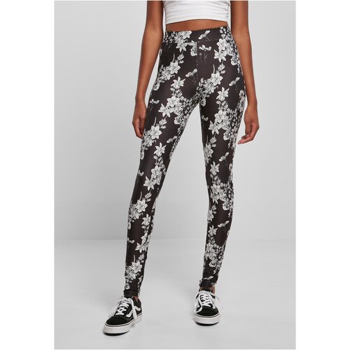 UC Curvy Ladies Soft AOP Leggings blackflower Cene