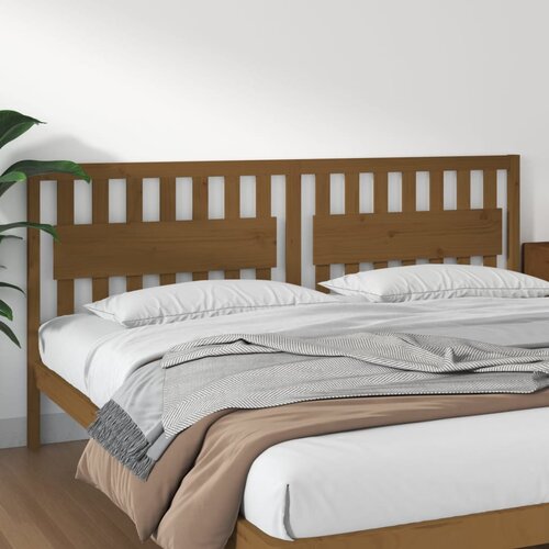  Uzglavlje za krevet boja meda 205,5x4x100 cm masivna borovina Cene