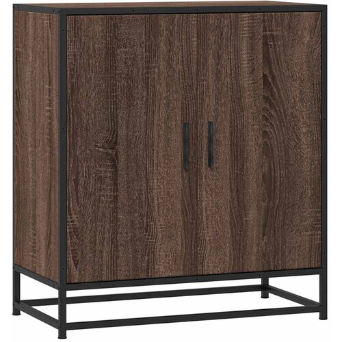  Komoda boja hrasta 68x35x76 cm konstruirano drvo i metal Slike