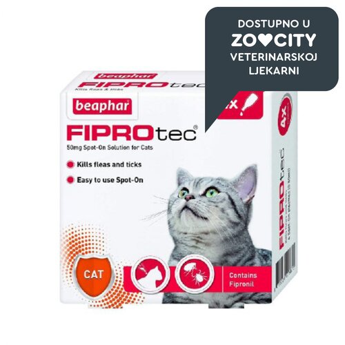 Fiprotec Beaphar spot on za mačke, 50 mg Slike
