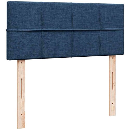 VidaXL Otomanski okvir kreveta s madraca plavi 120x190 cm od tkanine Slike