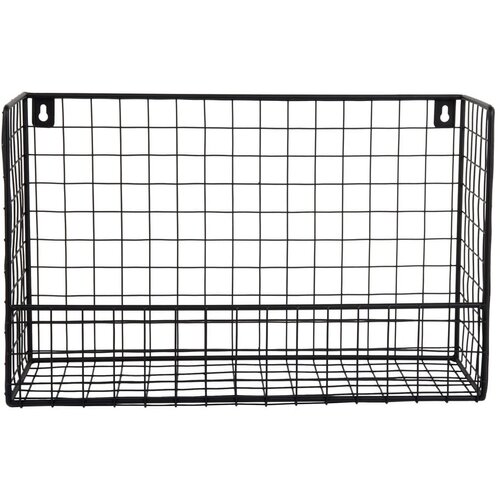 PT LIVING Crna željezna polica 40 cm Reja – Cijene