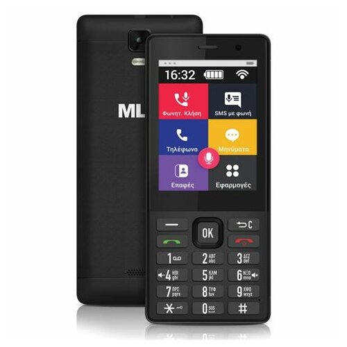 Mls Easy TS 2018 4G (iQL281) crni 2.8 Quad Core 1GHz 1GB 8GB 8Mpx Dual Sim mobilni telefon Slike