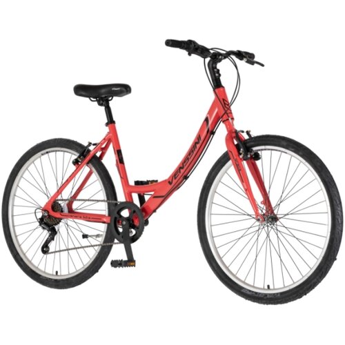 Venssini Bicikl mtb parma alu 26" alu 17" v-brake 6 brzina 142-165cm (s) roze Cene