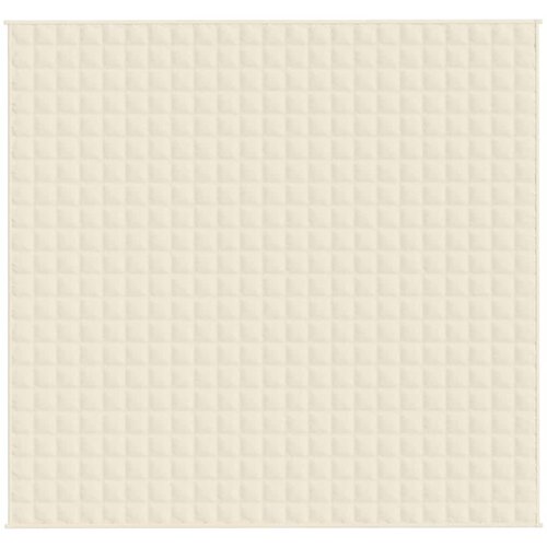  Te&amp;scaron;ka deka svijetla krem 220x235 cm 15 kg od tkanine Slike